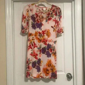 H&m floral mini dress